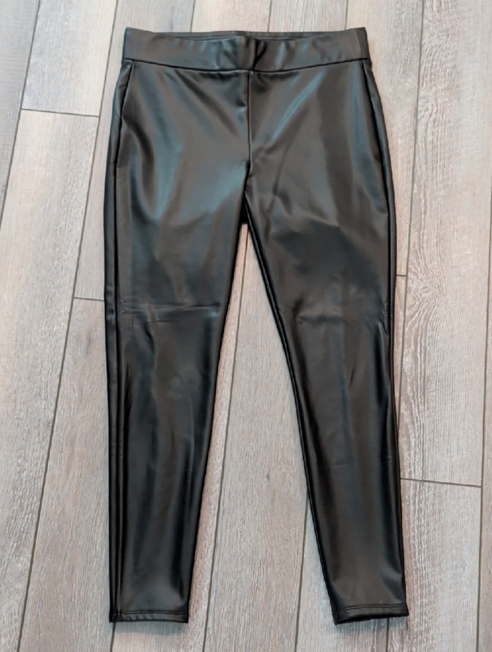 NWT LOFT Faux Leather Pants in Black